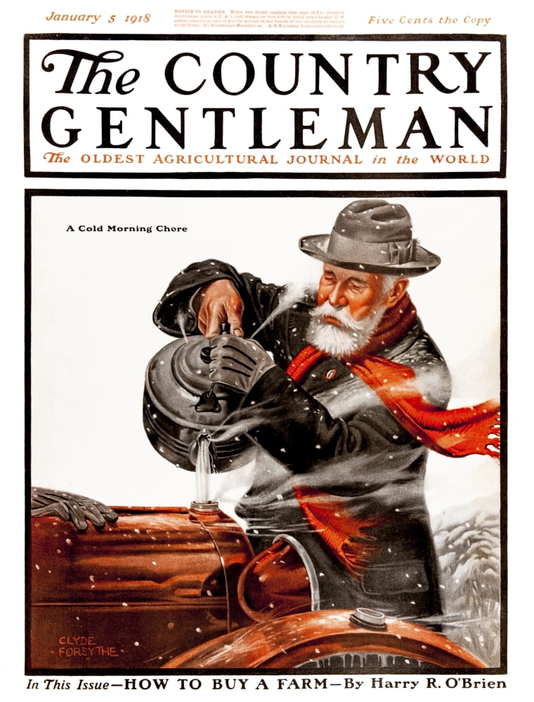 Cover of Country Gentleman agricultural magazine from the early 20th century Canvas Art - Remsberg Inc Design Pics (26 x 34)