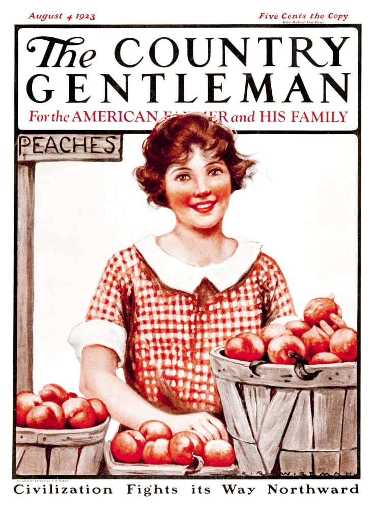 Cover of Country Gentleman agricultural magazine from the early 20th century Canvas Art - Remsberg Inc Design Pics (26 x 36)