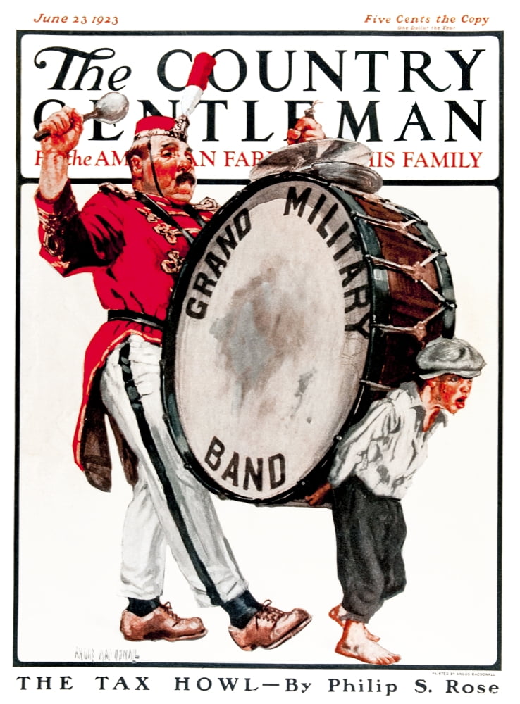 Cover of Country Gentleman agricultural magazine from the early 20th century  Canvas Art - Remsberg Inc  Design Pics (26 x 36)