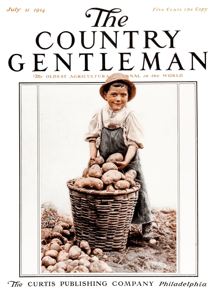 Cover of Country Gentleman agricultural magazine from the early 20th century Canvas Art - Remsberg Inc Design Pics (26 x 36)