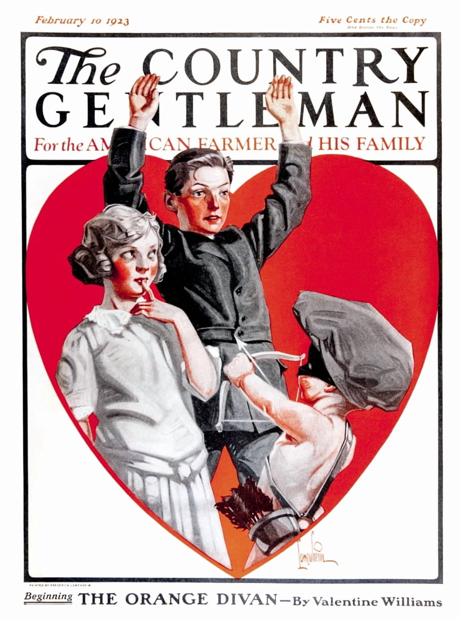 Cover of Country Gentleman agricultural magazine from the early 20th century Canvas Art - Remsberg Inc Design Pics (26 x 36)