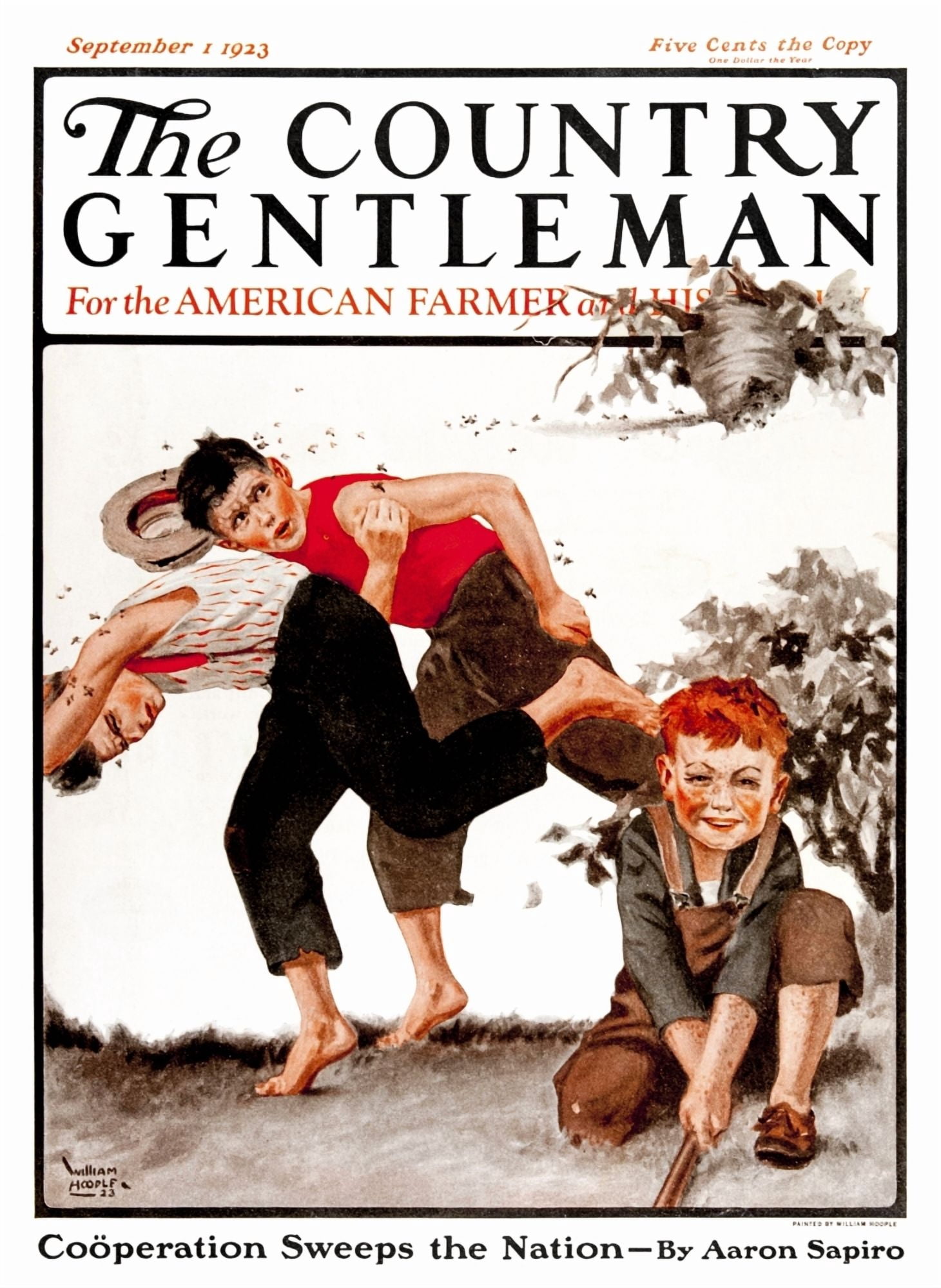 Cover of Country Gentleman agricultural magazine from the early 20th century Canvas Art - Remsberg Inc Design Pics (26 x 36)
