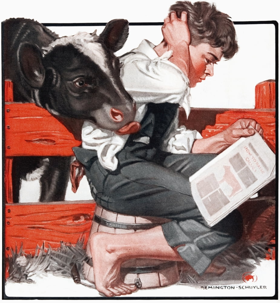 Cover of Country Gentleman agricultural magazine from the early 20th century Canvas Art - Remsberg Inc Design Pics (28 x 32)