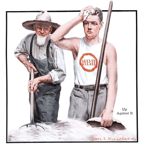 Cover of Country Gentleman agricultural magazine from the early 20th century. . Poster Print