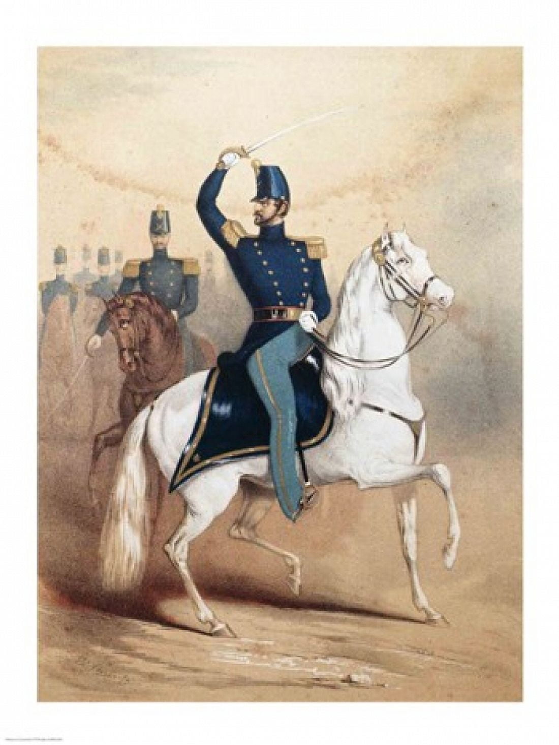 Cover of a music song sheet for the Boston Light Dragoons Canvas Art - (18 x 24)