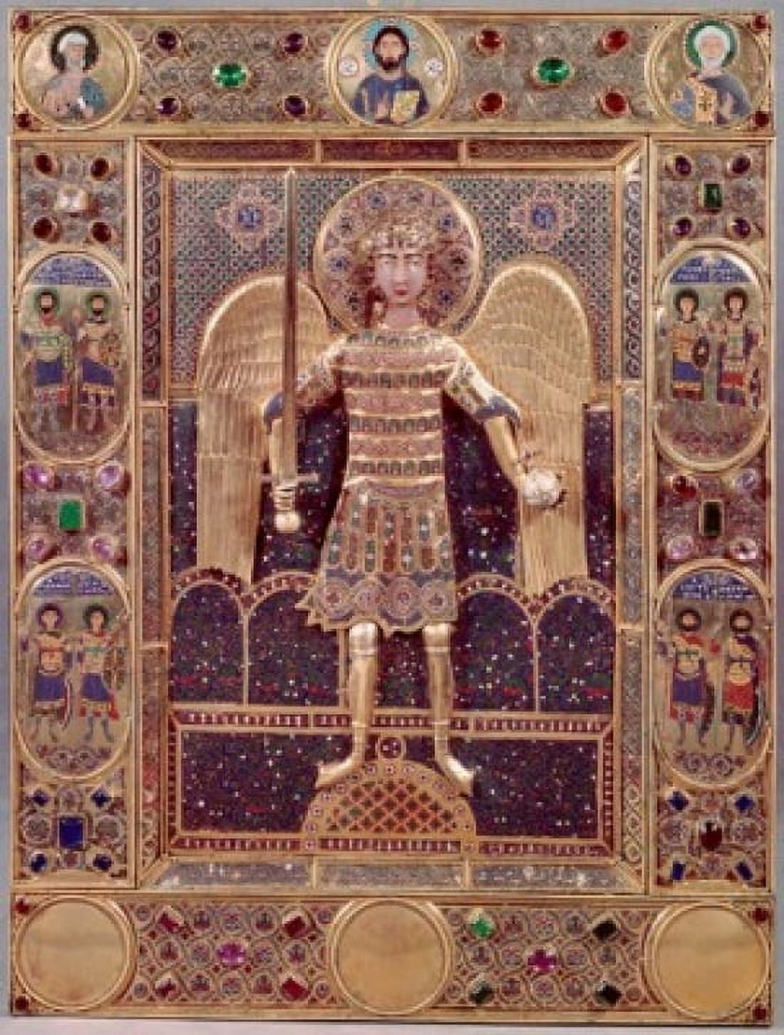 Cover of the Gospel of St Mark Antiques Canvas Art - (24 x 36)