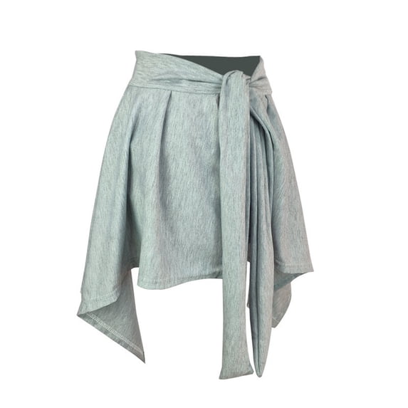 Cover up Mini Skirts for Leggings Womens Wrap Coverup Yoga Dance Wraps Skirt Gray One Size