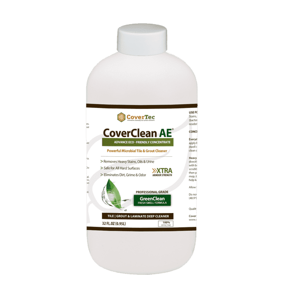 CoverClean AE Microbial Cleaner for Tile & Grout (1Qrt)