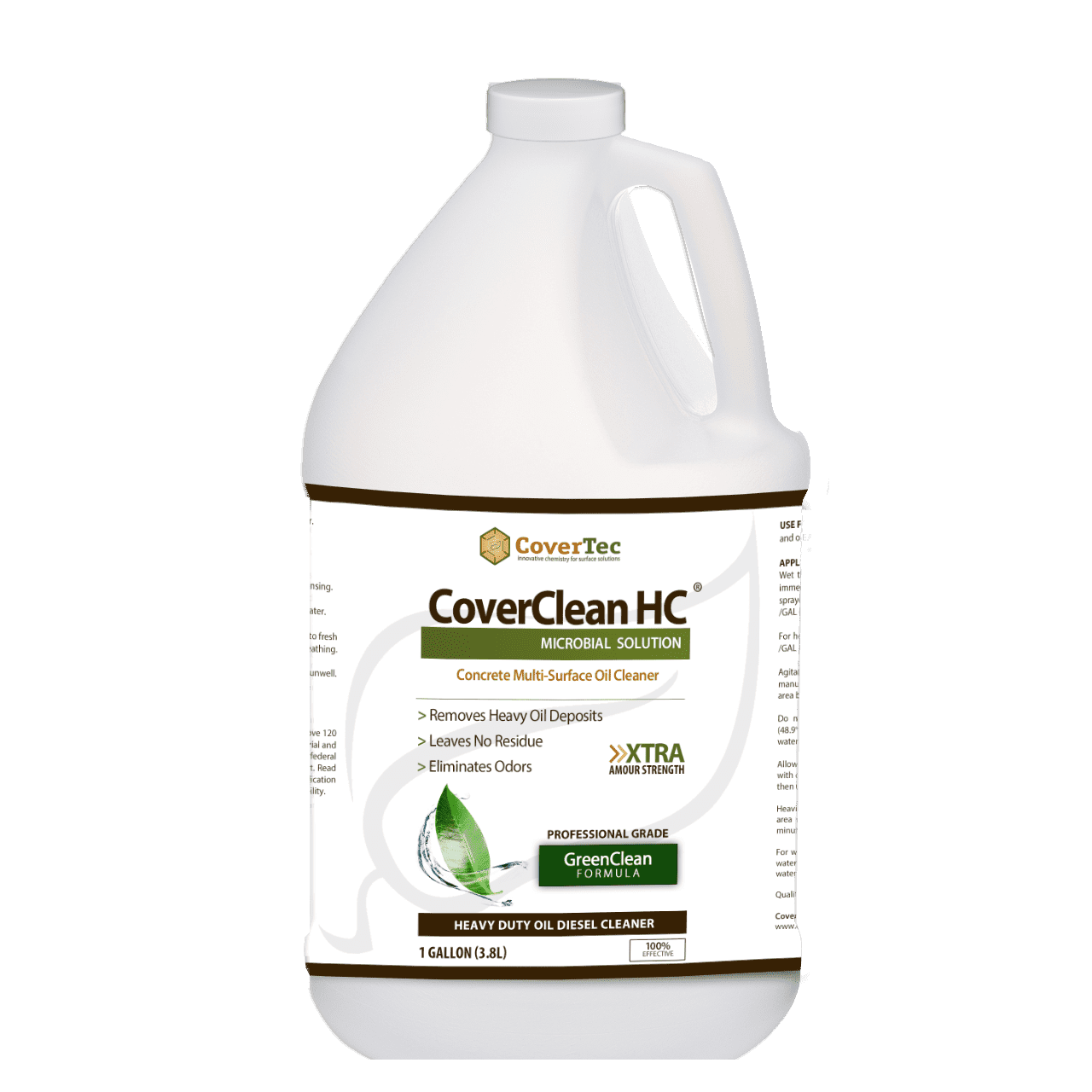 Microbial Cleaner CoverClean HC Microbial Cleaner – Bio-Enzymatic Cleaner for Oils ...