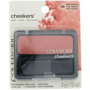 CoverGirl Cheekers Blush, Natural Rose [148] 0.12 oz Pack of 2