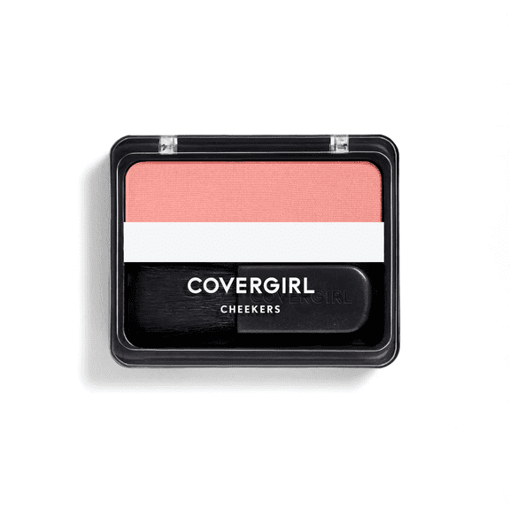 CoverGirl Cheekers Powder Blush, Pretty Peach 150, 0.12 oz (2 pack) (Bundle)
