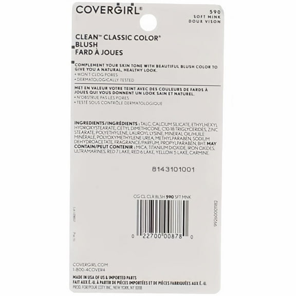 CoverGirl Classic Color Blush Soft Mink .27 oz. (Pack of 16)
