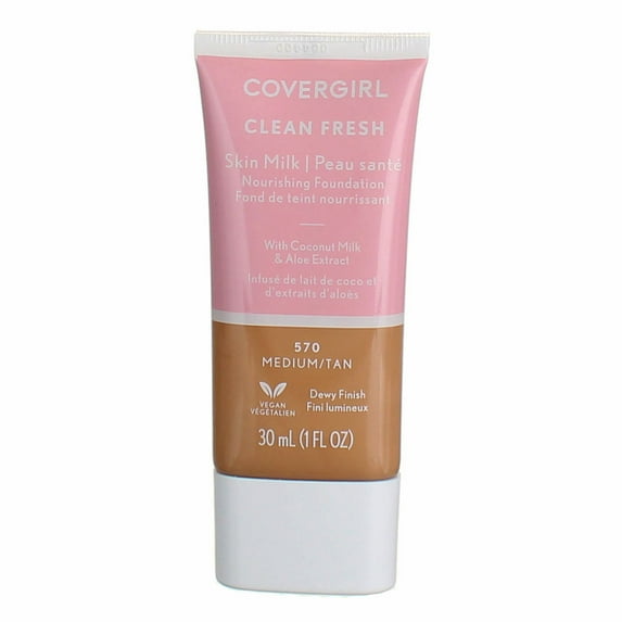 CoverGirl Clean Fresh Nourishing Foundation, Medium/Tan 570, 1 fl oz