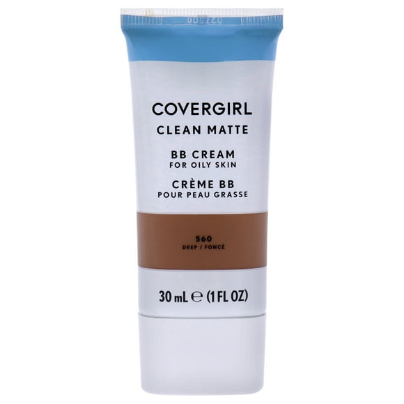 CoverGirl Clean Matte BB Cream For Oily Skin - 560 Deep , 1 oz Makeup