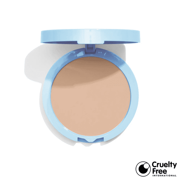 CoverGirl Clean Matte Pressed Powder, Buff Beige 525, 0.35 oz (2 Pack) (Bundle)