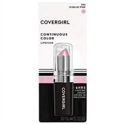 CoverGirl Continuous Color Lipstick, Iceblue Pink, 0.13 oz