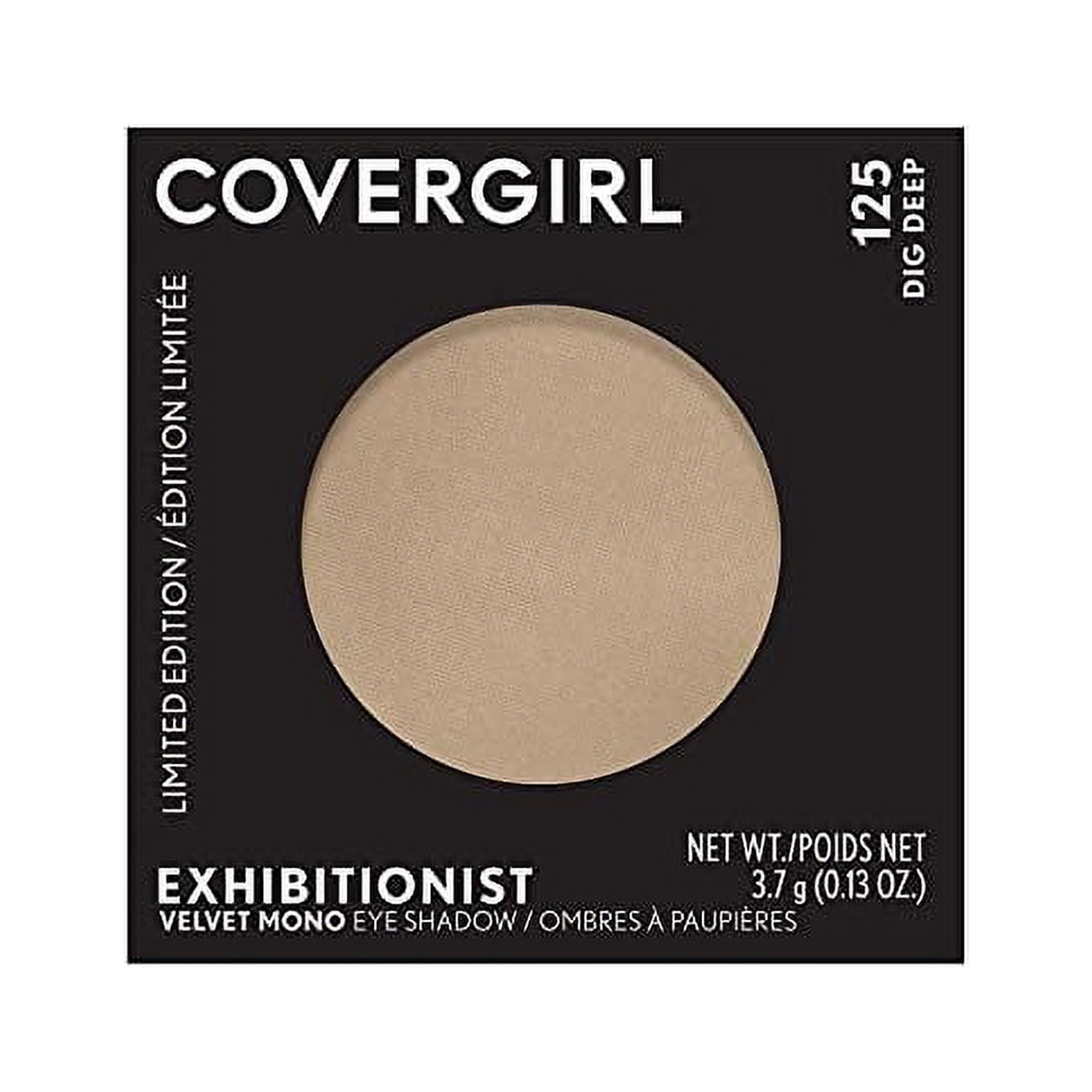 小物 EYEVAN GRACE CoverGirl Exhibitionist Velvet Mono Eye Shadow 125 Dig Deep