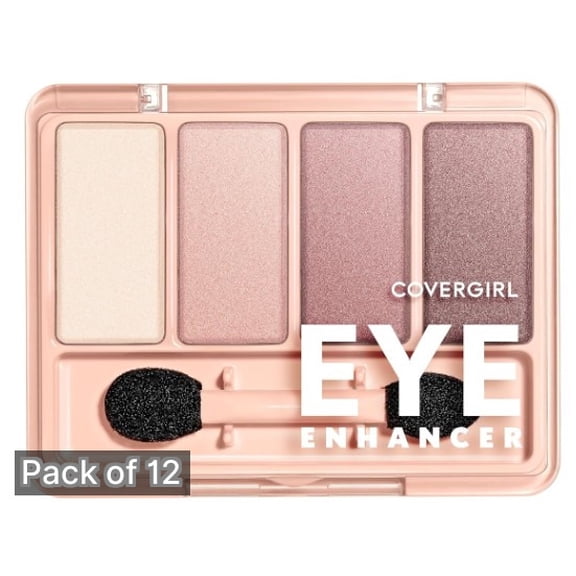 CoverGirl Eye Enhancers 4-Kit Eye Shadow, 235-Pure Romance (Pack of 12)
