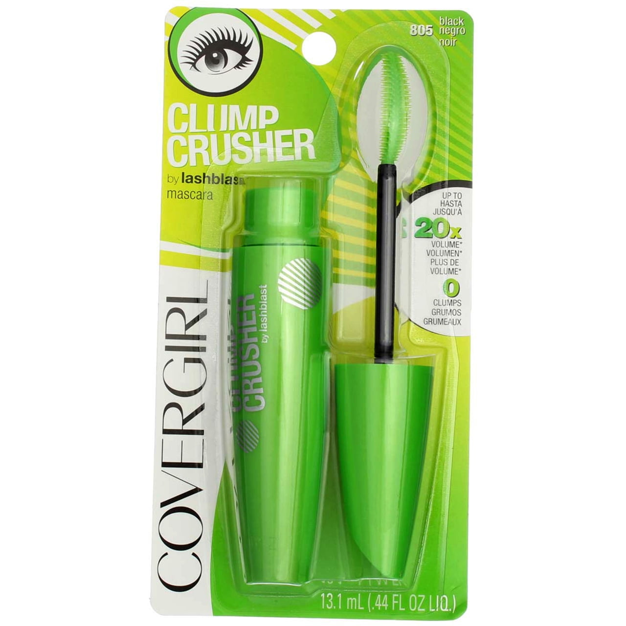 CoverGirl LashBlast Clump Crusher Mascara, Black [805] 0.44 oz (Pack of ...