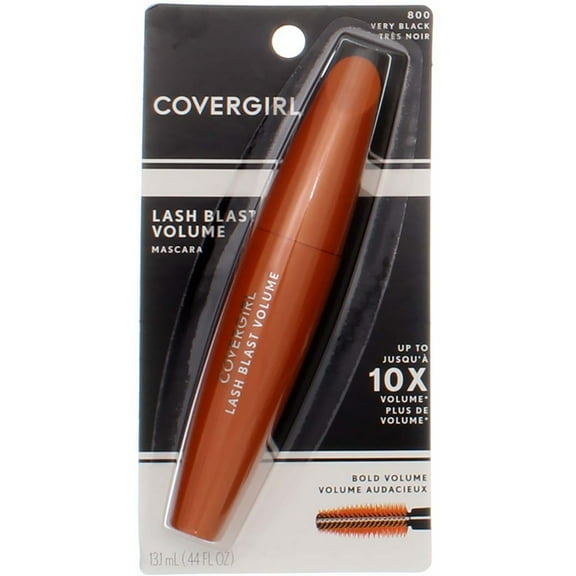 CoverGirl LashBlast Volume Mascara, Very Black 800, 0.44 fl oz (3 Pack) (Bundle)
