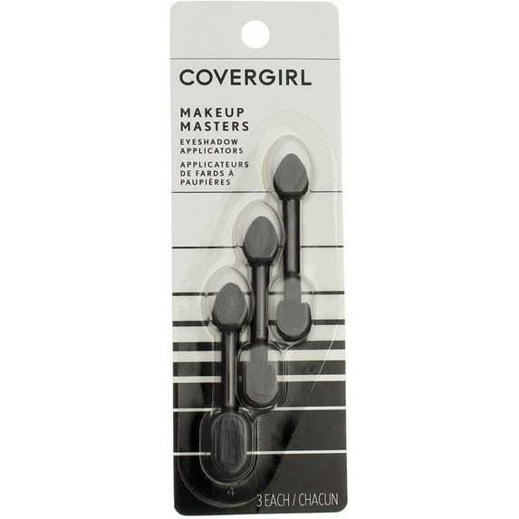 CoverGirl Makeup Masters Eyeshadow Applicators 3 ea (Pack of 2)