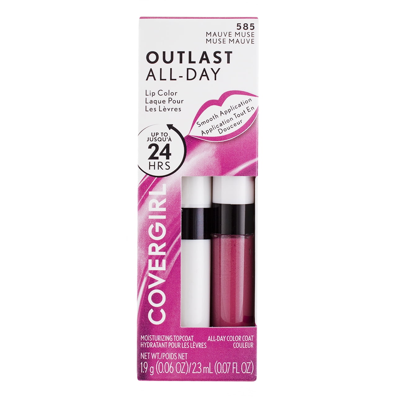 CoverGirl Outlast All Day Lipcolor, Mauve Muse [585] 1 ea (Pack of 3)
