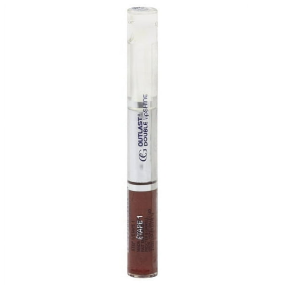 CoverGirl Outlast Double Lip Shine Cabernet 255 0 2 Ounce Bottles Pack of 2