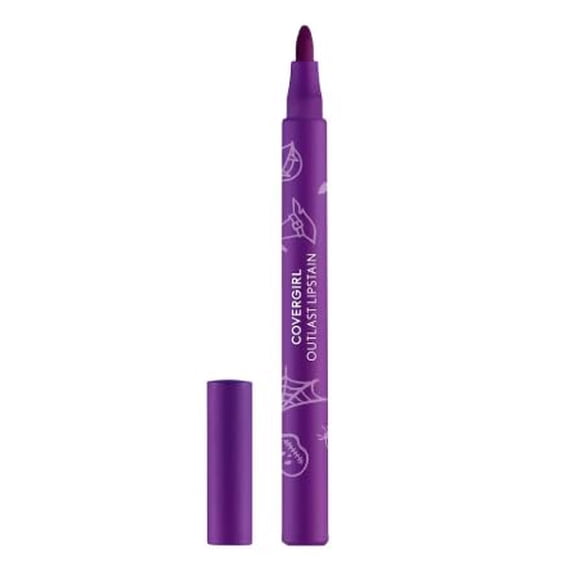 CoverGirl Outlast,Spooky Bat, Lipstain Halloween Limited Edition, Transfer-Proof, Non-Drying, Lightweight, Buildable, 0.05oz