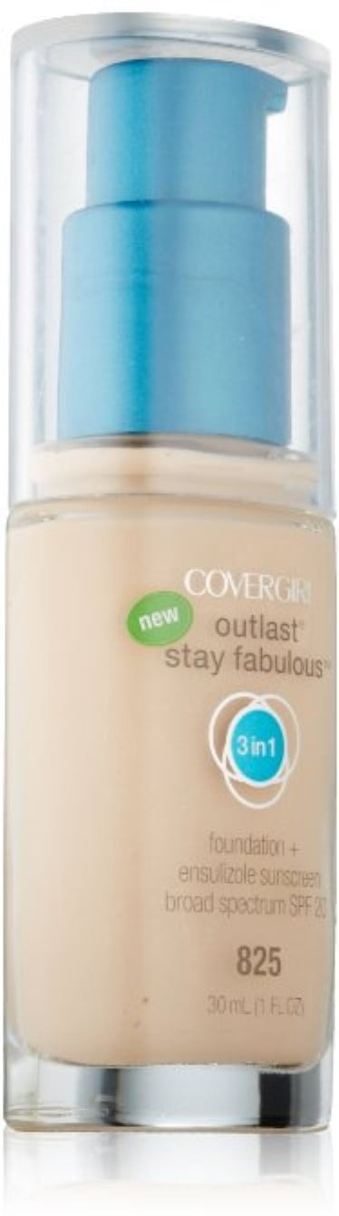 CoverGirl Outlast Stay Fabulous 3-in-1 Foundation, Buff Beige [825] 1 oz (Pack of 3)