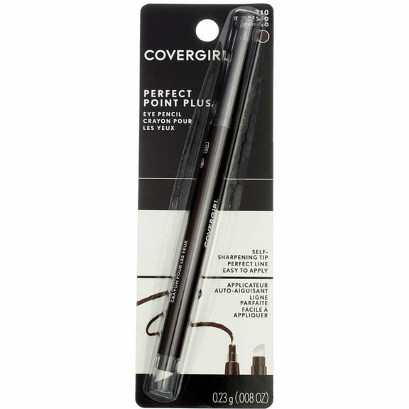 CoverGirl Perfect Point Plus Self Sharpening Eye Pencil, Espresso [210], 0.008 oz (Pack of 4)