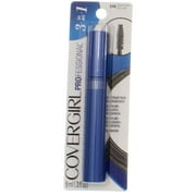 CoverGirl Professional 3-in-1 Mascara Straight Brush, Black Brown [210] 0.30 oz Pack of 3