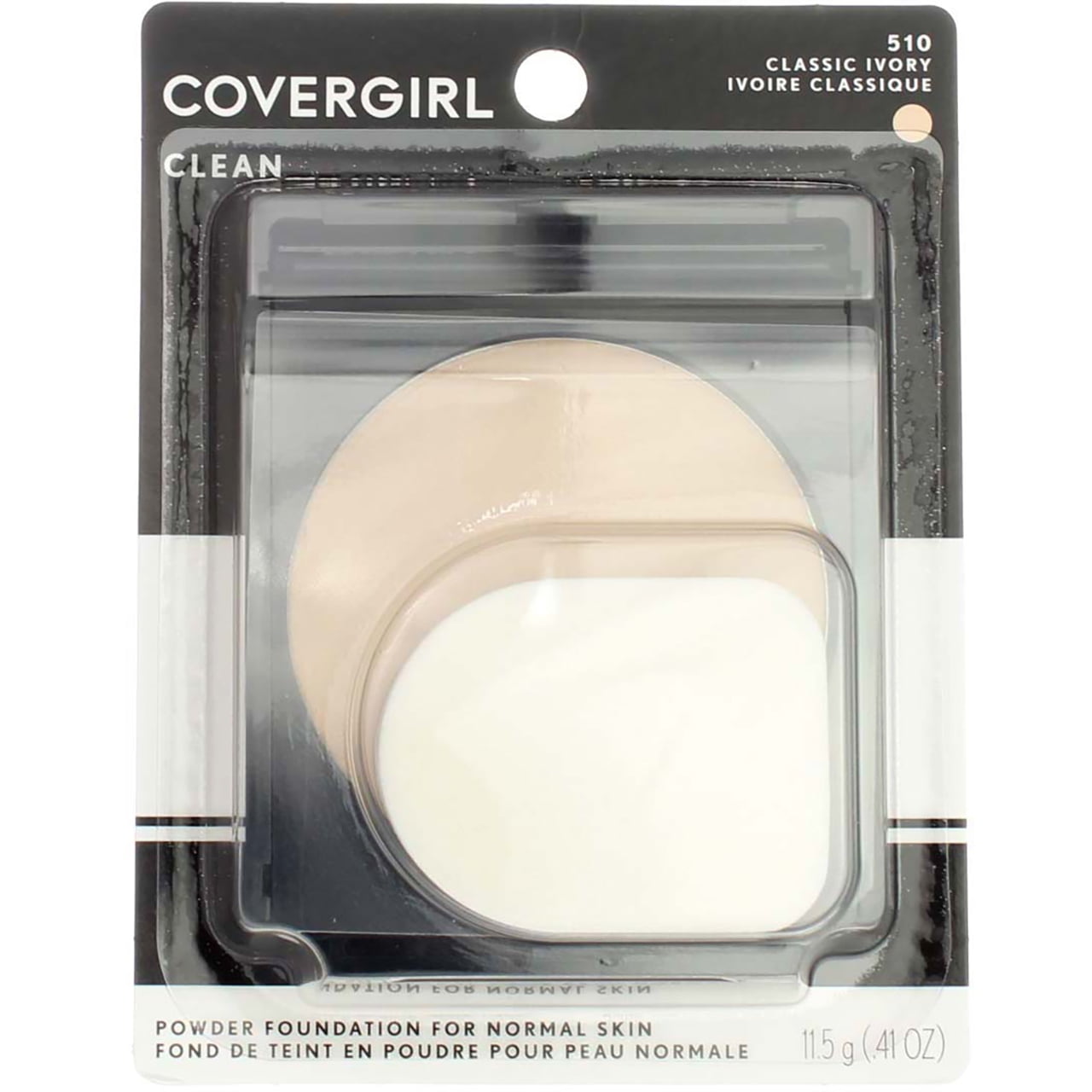 CoverGirl Simply Powder Foundation, Classic Ivory [510] 0.41 oz (Pack of 2)