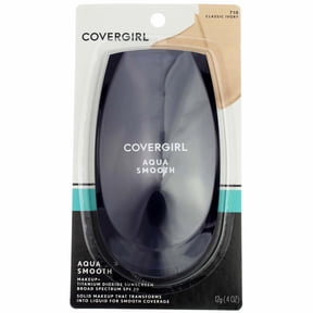 CoverGirl Smoothers AquaSmooth Compact Foundation, Classic Ivory [710] 0.40 oz (Pack of 3)