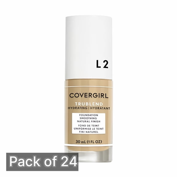 CoverGirl TruBlend Liquid Foundation L2 Classic Ivory 1 fl oz (Pack of 24)