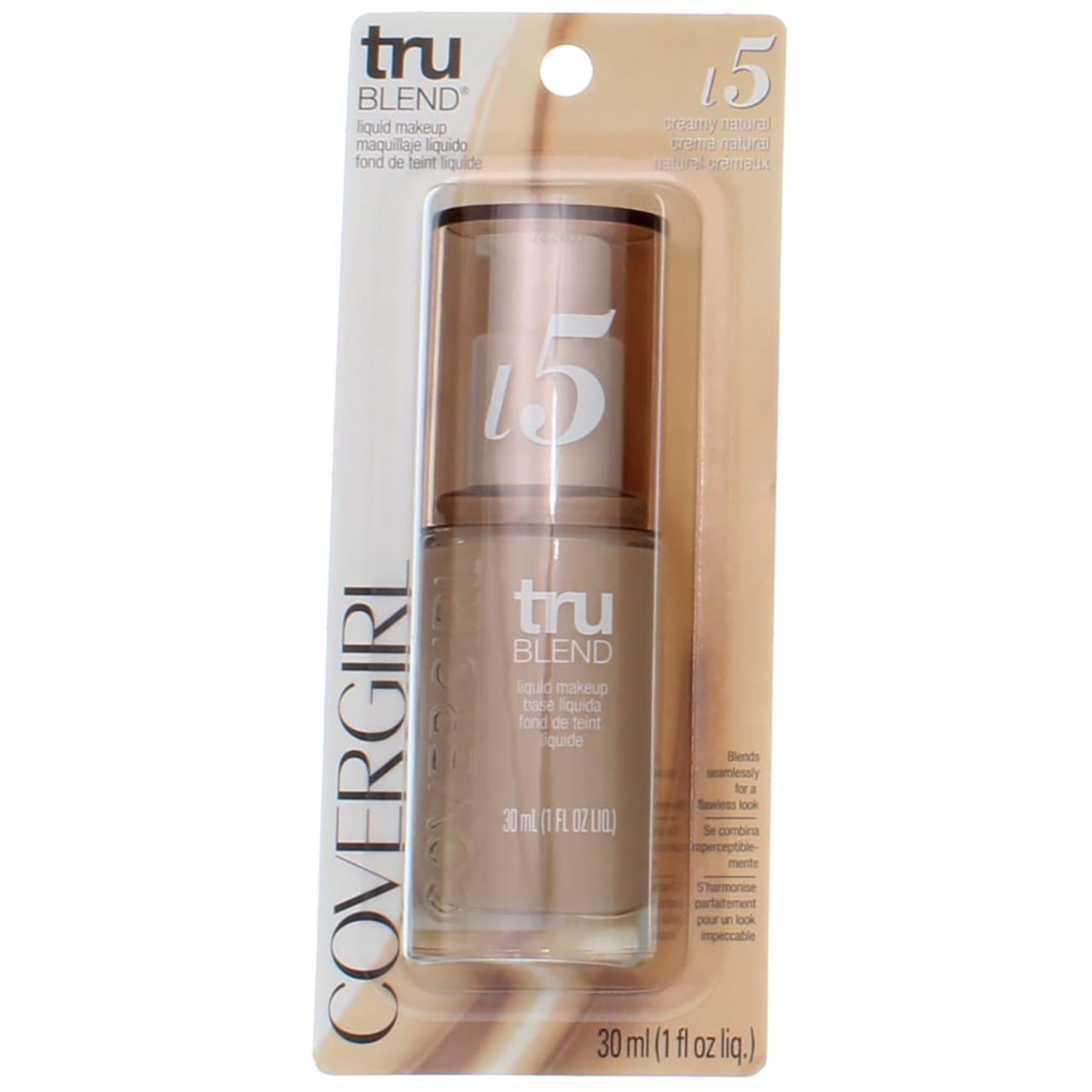 CoverGirl Trublend Liquid Makeup, Creamy Natural [L5] 1 oz (Pack of 4)
