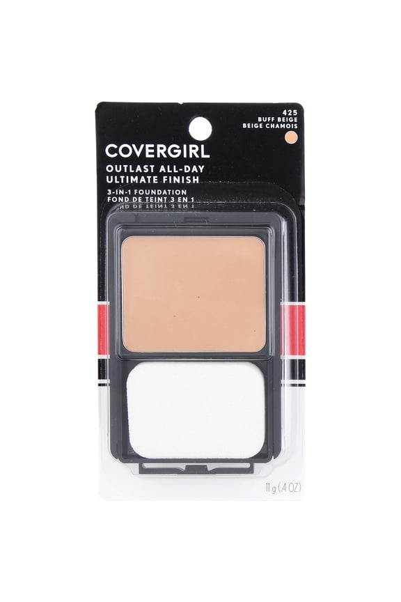 Ultimate Finish Liquid Powder Make Up, Buff Beige [425] 0.40 oz (Pack of 2)