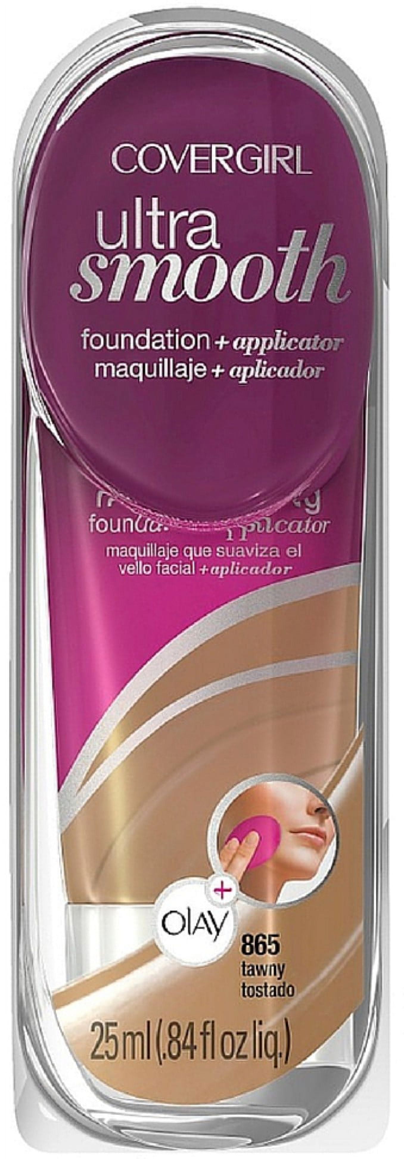 CoverGirl UltraSmooth Foundation + Applicator, Tawny [865] 0.84 oz