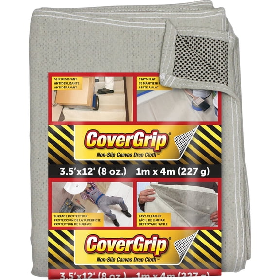 CoverGrip 351208 Safety Drop Cloth, 3.5-Feet by 12-Feet, New, supplier_id_thecandidcow; TRYK33252384056933