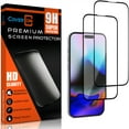 thumbnail image 1 of CoverON 2pcs Pack For Apple iPhone 16 Pro Max Screen Protector Ceramic HD Film Fingerprint ID Sensor Scan Compatible [Case Friendly] Scratch Resistant, 1 of 10