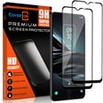 thumbnail image 1 of CoverON 2pcs Pack For TCL 20 XE Screen Protector Curve Tempered Glass - 98% full Coverage 9H Scratch Resistant - HD Clear, 1 of 9