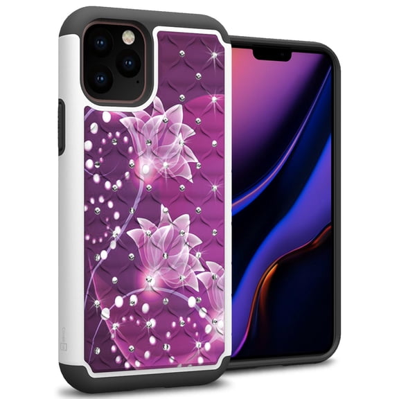 CoverON Apple iPhone 11 Pro Case, Aurora Series Rhinestone Phone Cover