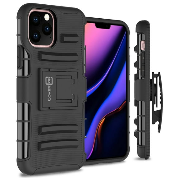 CoverON Apple iPhone 11 Pro Case, Explorer Series Protective Holster Belt Clip Phone Cover
