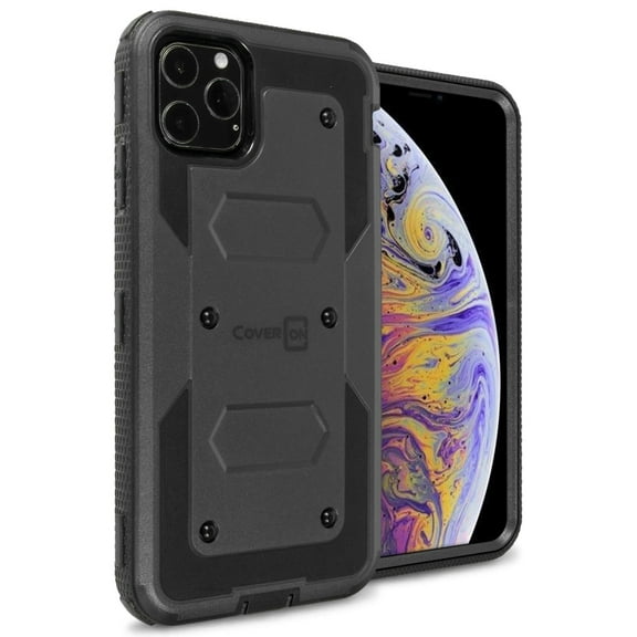 CoverON Apple iPhone 11 Pro Case, Tank Series Hard Protective Armor Phone Cover
