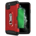 thumbnail image 1 of CoverON Apple iPhone 11 Pro Case with Kickstand and Credit Card Holder Slot - Zipp Series - Heavy Duty Hybrid Phone Cover, 1 of 8