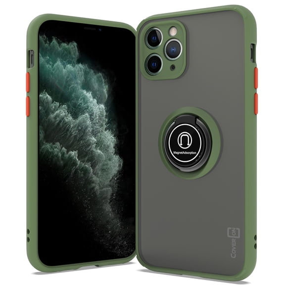 CoverON Apple iPhone 11 Pro Case with Magnetic Car Mount Compatible Ring Holder Kickstand Phone Cover - Dynamic Series