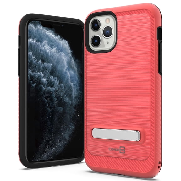 CoverON Apple iPhone 11 Pro Case with Magnetic Metal Kickstand Protective Hybrid Phone Cover - SleekStand Series