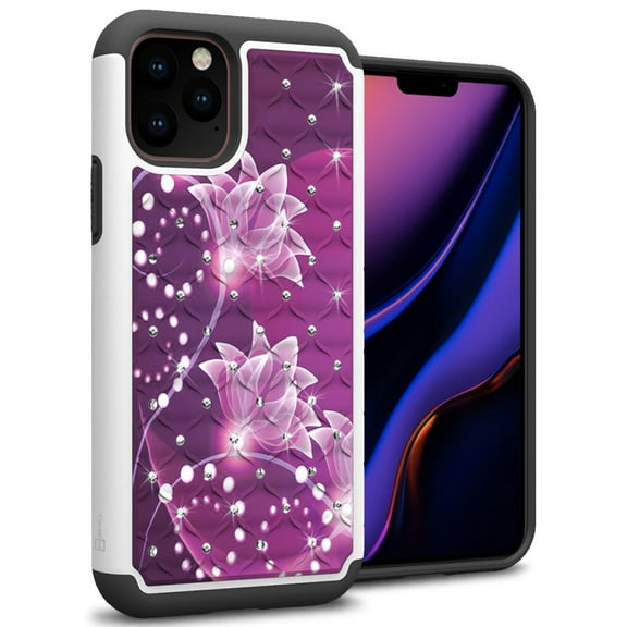 CoverON Apple iPhone 11 Pro Max Case, Aurora Series Rhinestone Phone Cover