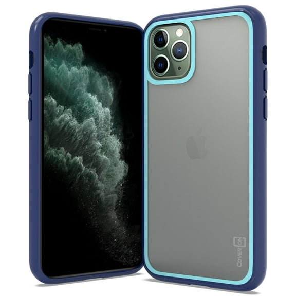 CoverON Apple iPhone 11 Pro Max Case Clear Protective Slim Fit Hard Phone Cover with TPU Bumpers - Unity Series