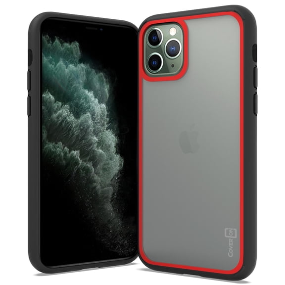 CoverON Apple iPhone 11 Pro Max Case Clear Protective Slim Fit Hard Phone Cover with TPU Bumpers - Unity Series