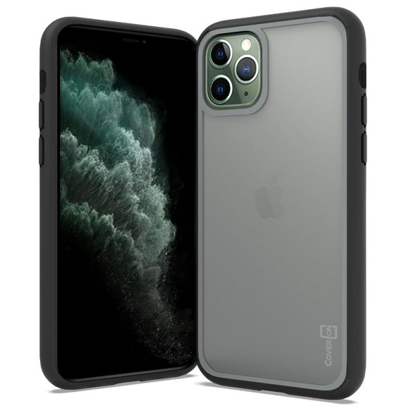 CoverON Apple iPhone 11 Pro Max Case Clear Protective Slim Fit Hard Phone Cover with TPU Bumpers - Unity Series